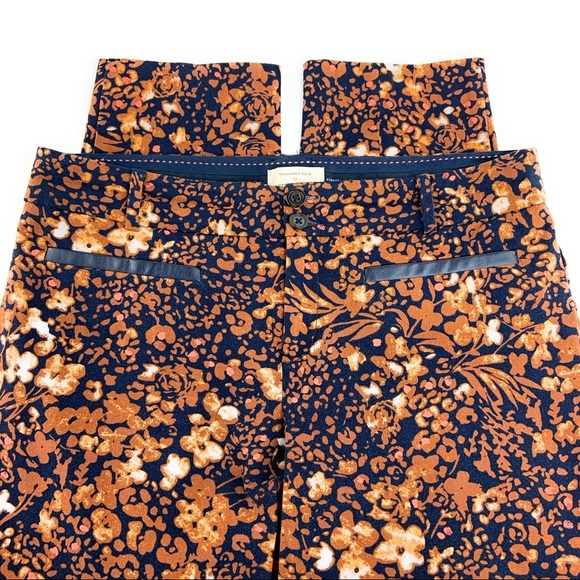 Anthro Essential Slim Pants in 70s Floral - Picture 5 of 8